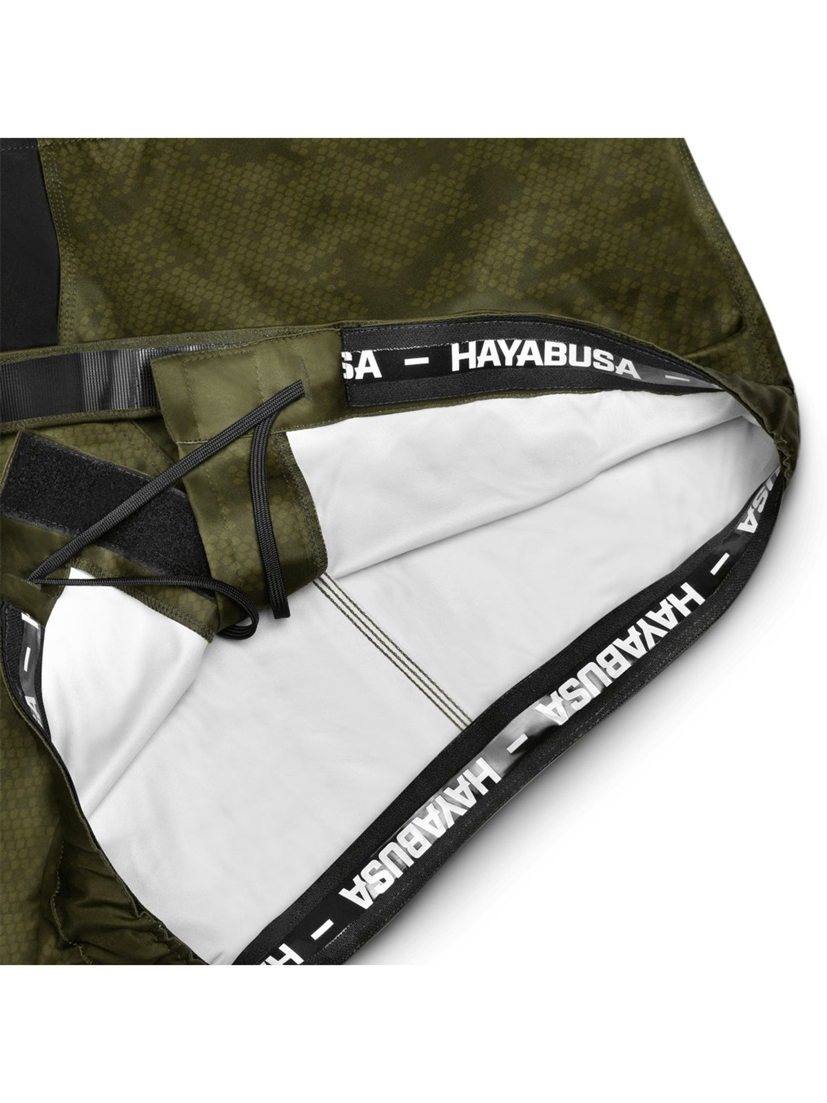 Hayabusa Hexagon MMA Shorts, green, image 3