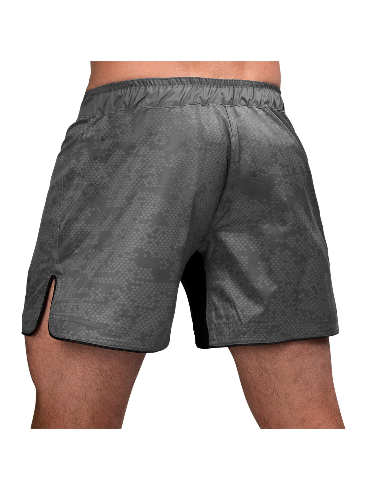 Hayabusa Hex Mid-Thigh MMA Shorts, grey, image 3