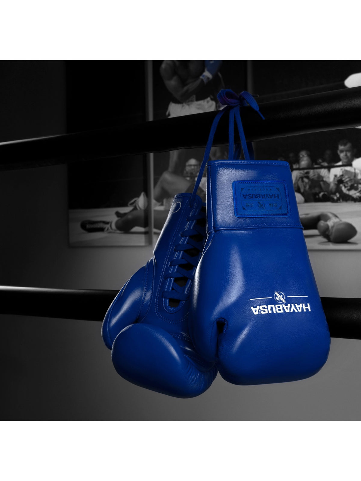 Hayabusa Pro Horsehair Fight Boxing Gloves, blue, image 4