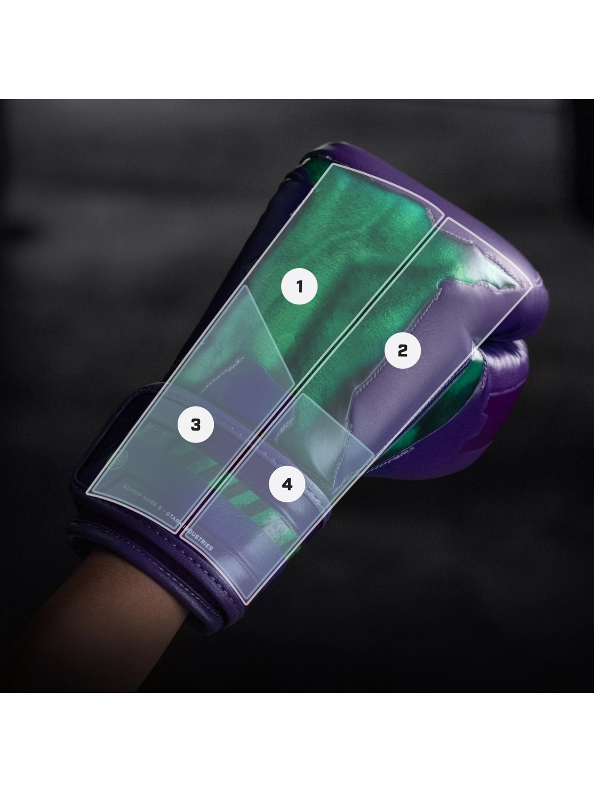 Marvel's Youth Hulk Boxing Gloves - 4 Splint Support