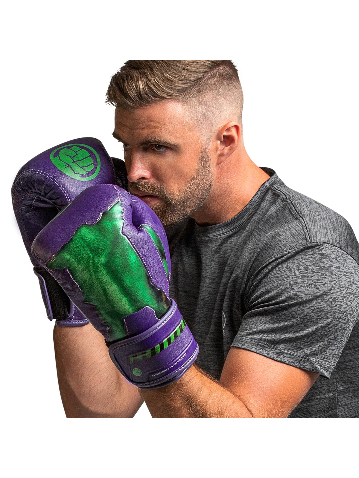 Hayabusa Marvel's Hulk Boxing Gloves – Training Stance
