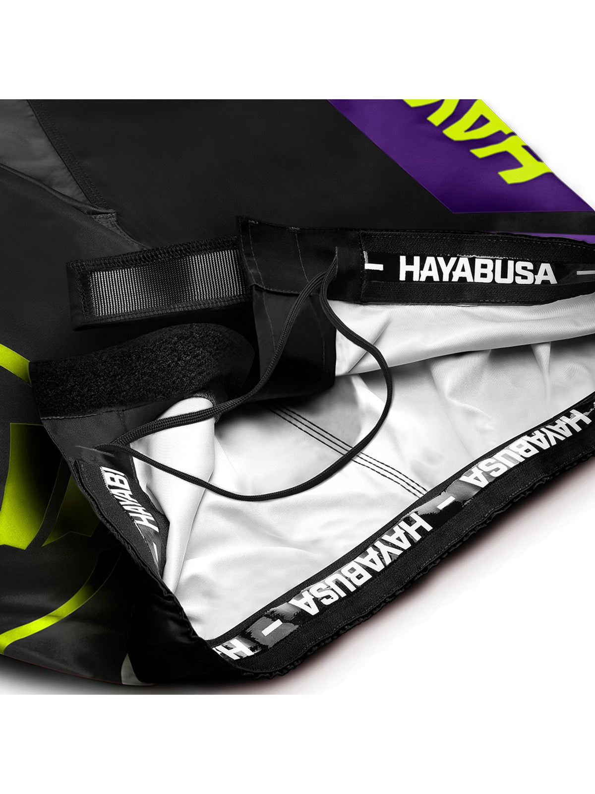 Hayabusa Icon MMA Shorts, black/neon, image 5