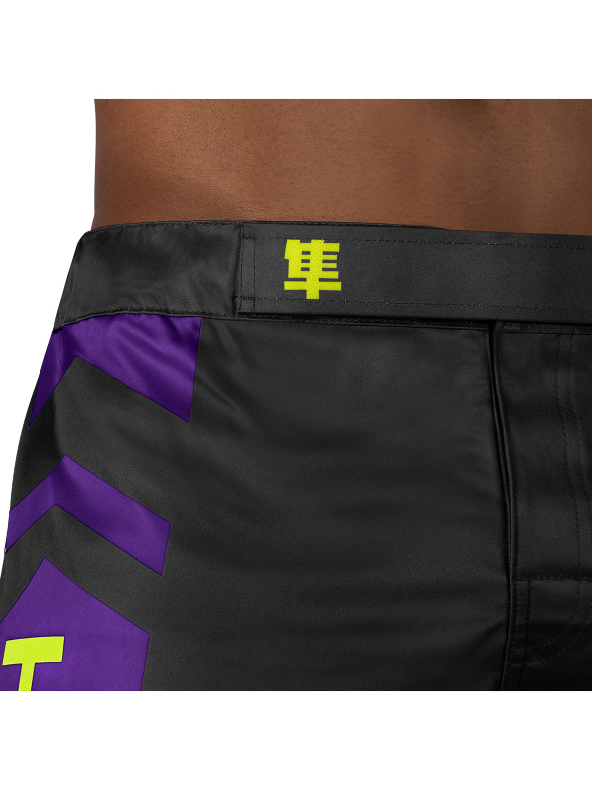Hayabusa Icon MMA Shorts, black/neon, image 6