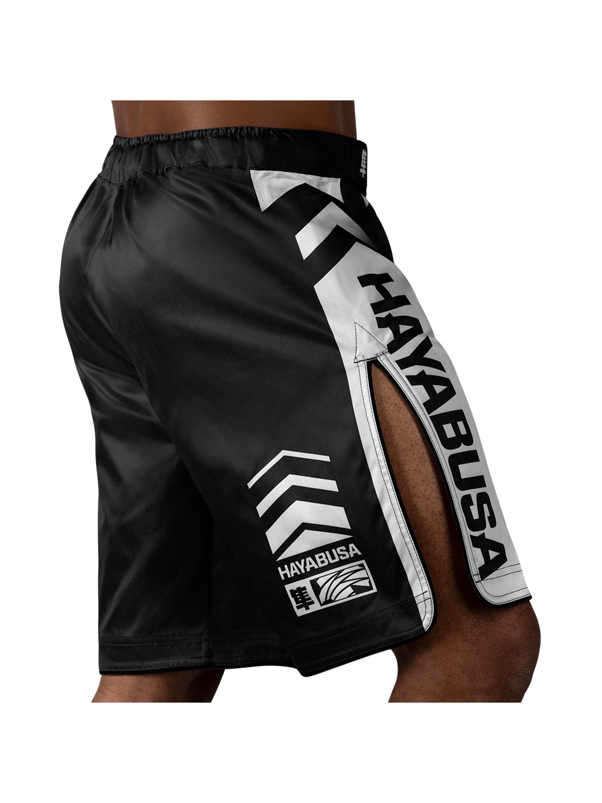 Hayabusa Icon MMA Shorts, black/white, image 3