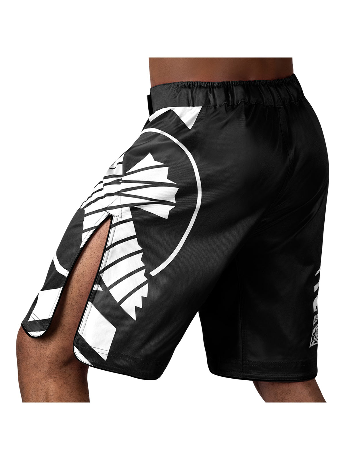 Hayabusa Icon MMA Shorts, black/white, image 4