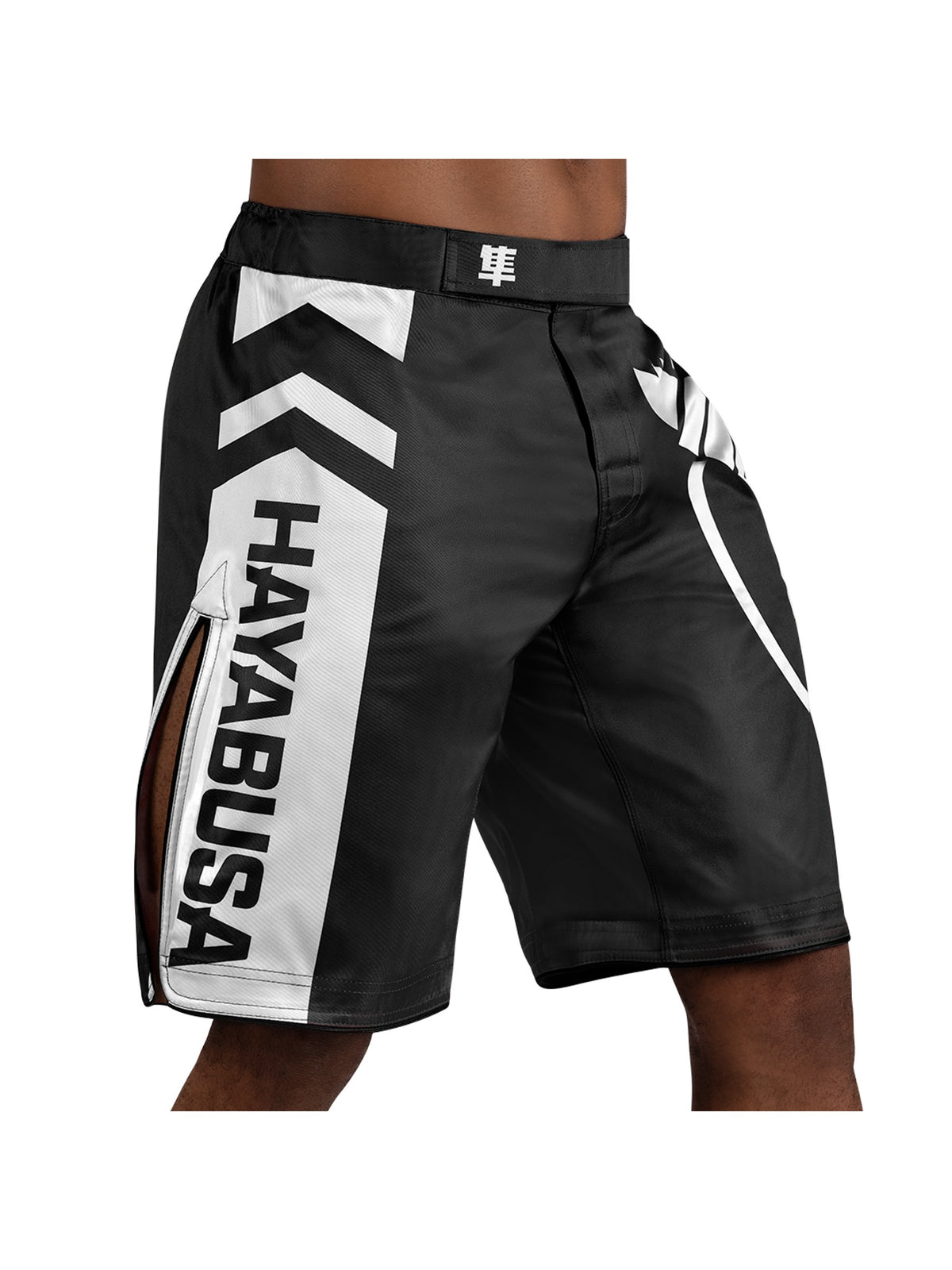 Hayabusa Icon MMA Shorts, black/white, image 2