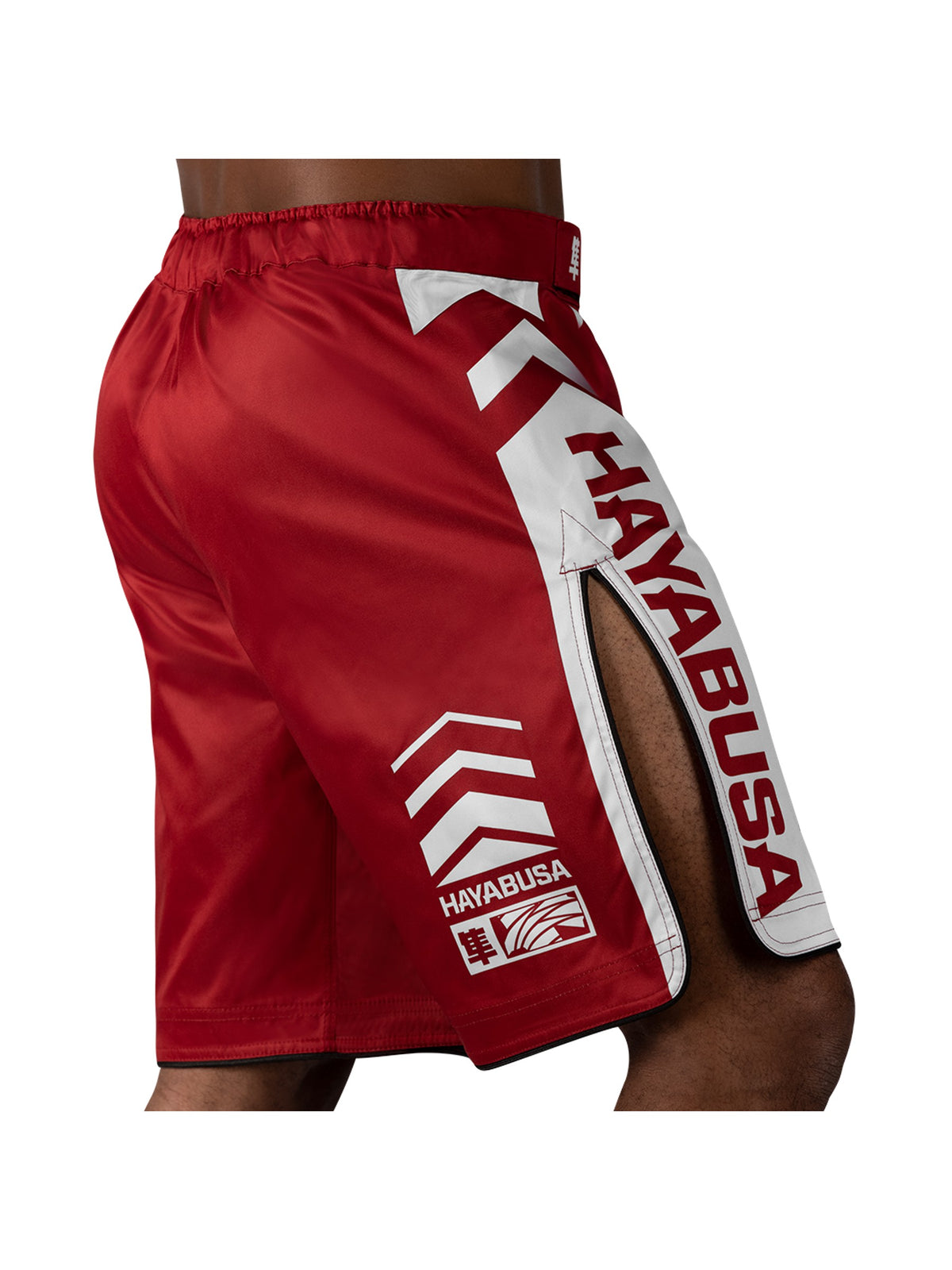 Hayabusa Icon MMA Shorts, red/white, image 4