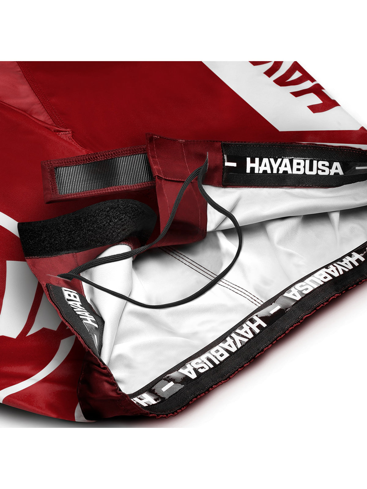 Hayabusa Icon MMA Shorts, red/white, image 5