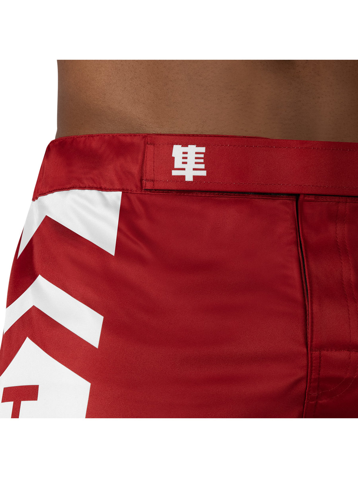 Hayabusa Icon MMA Shorts, red/white, image 6