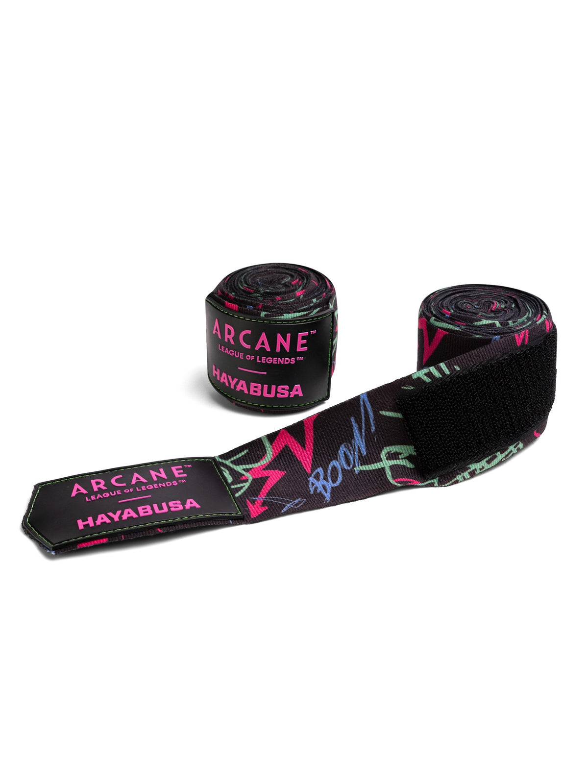 Arcane: League of Legends Hand Wraps, jinx graffiti, feature graphic