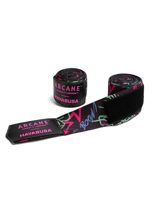 Arcane: League of Legends Hand Wraps, jinx graffiti, feature graphic