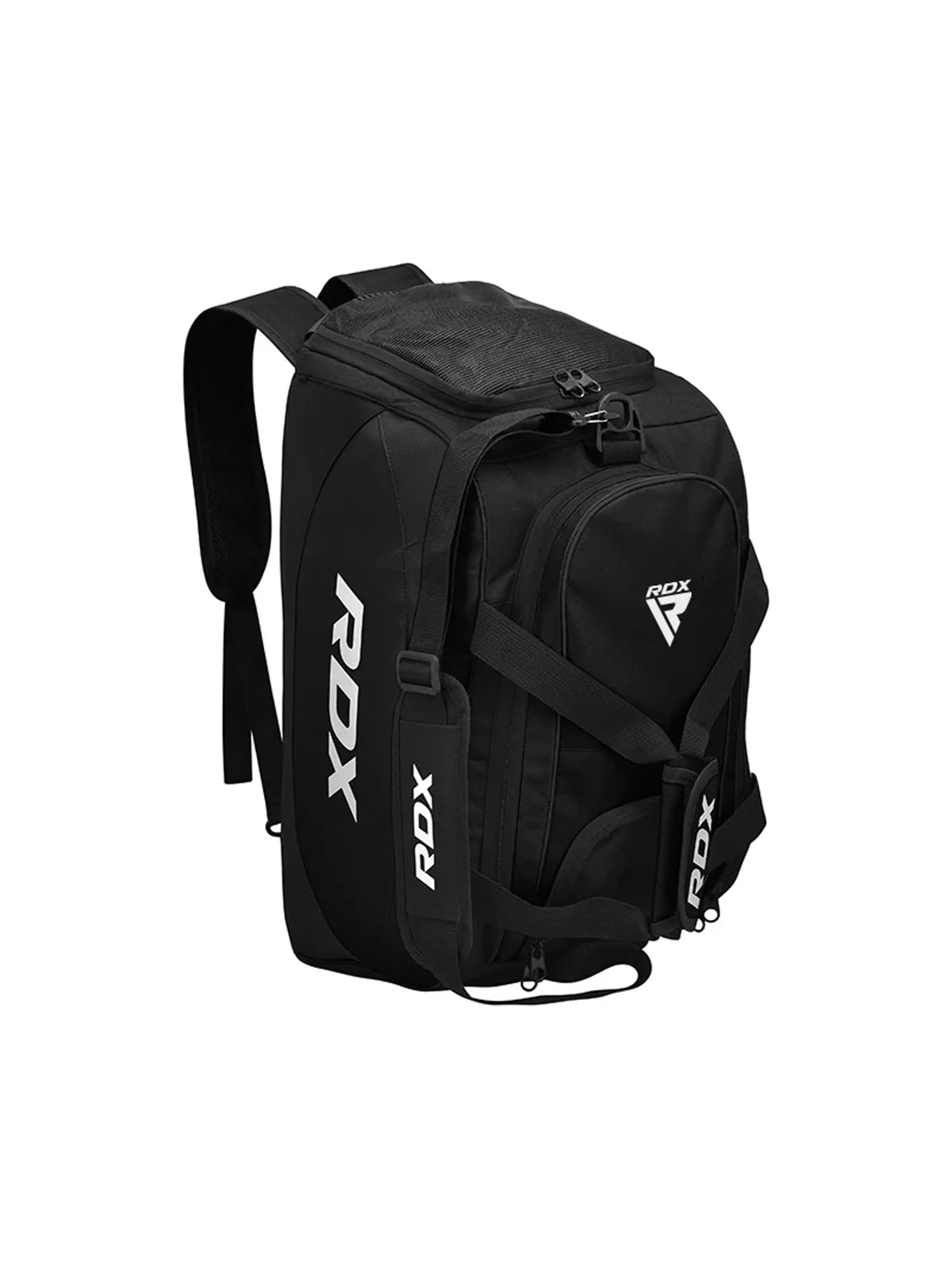 RDX R1 Gym Duffel Bag with Backpack Straps, whiteblack, image 7