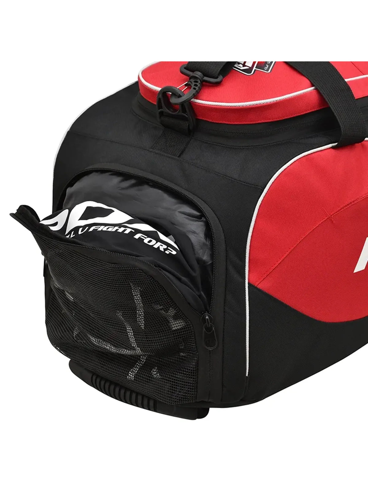RDX R1 Gym Duffel Bag with Backpack Straps - Black/Red