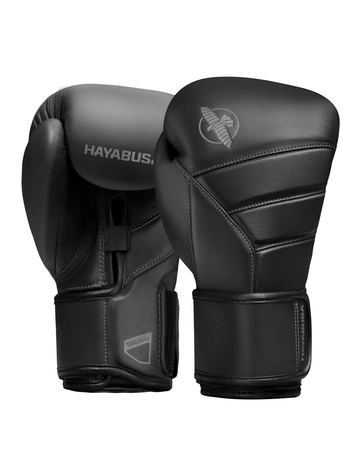 Hayabusa T3 Kanpeki Boxing Gloves, jet black, main image