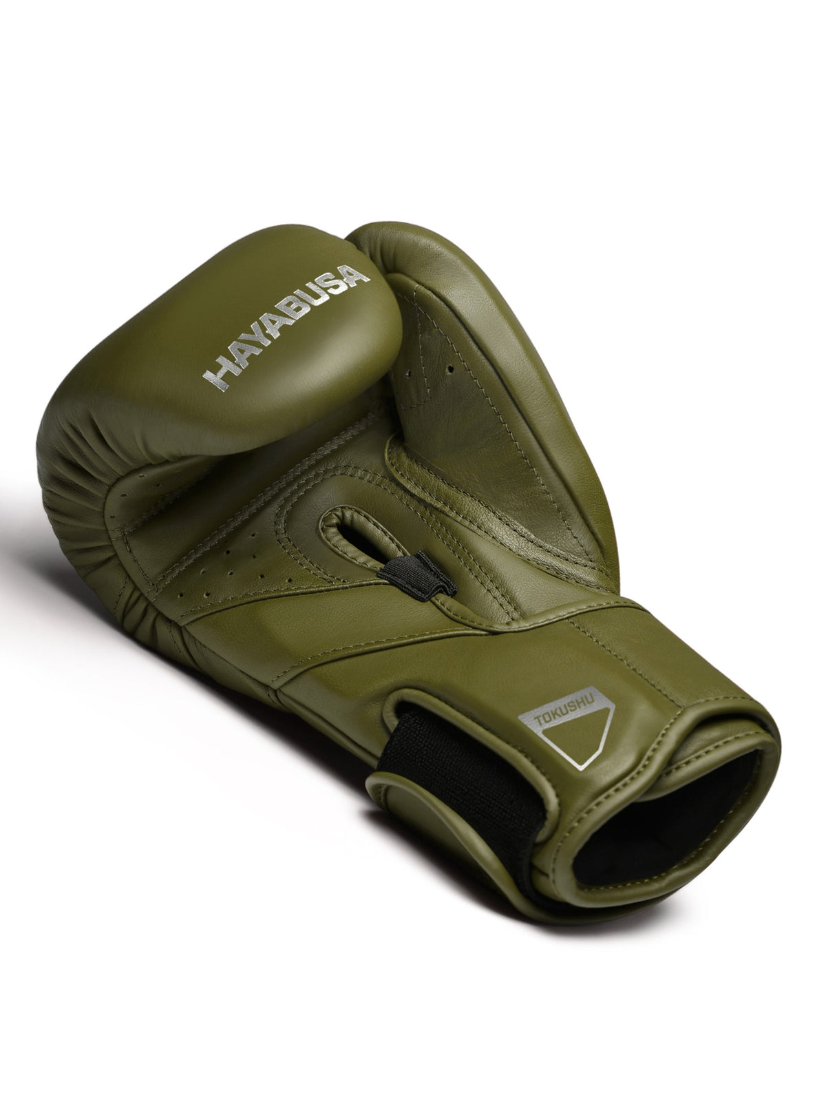 Hayabusa T3 Kanpeki Boxing Gloves, olive green, image 4