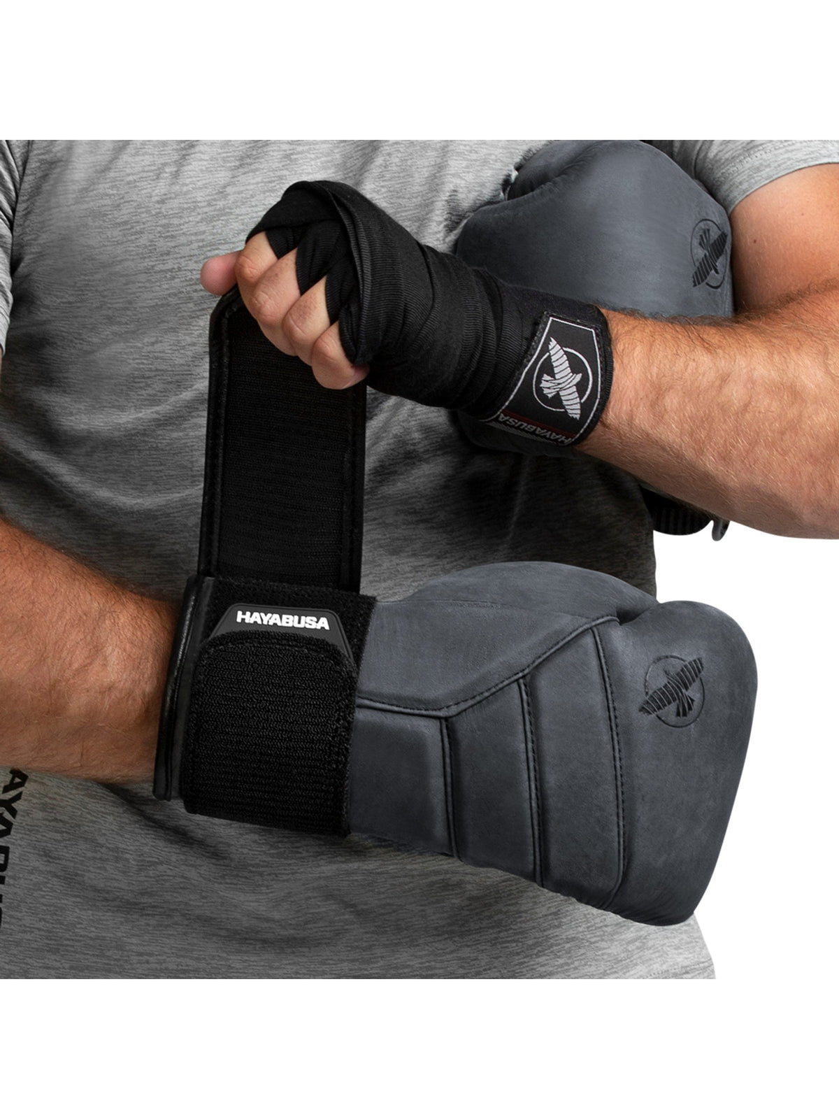 Hayabusa T3 LX Boxing Gloves, obsidian, image 4