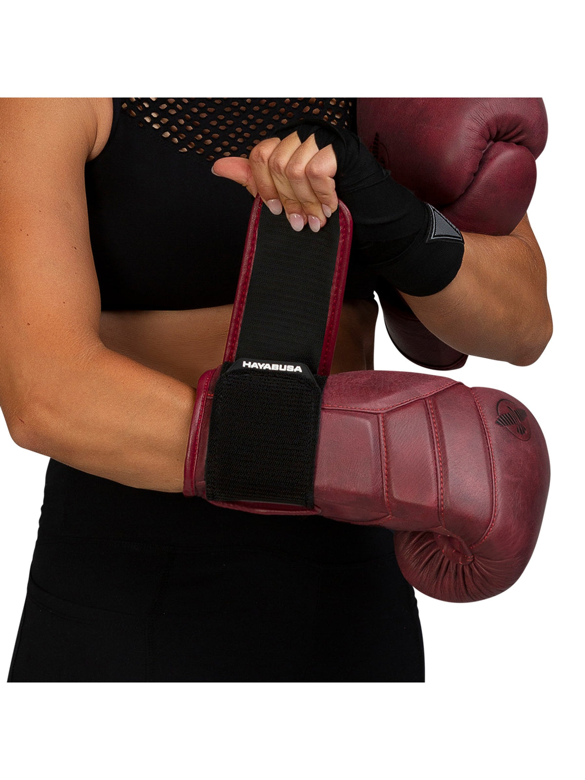 Hayabusa T3 LX Boxing Gloves, crimson, image 4