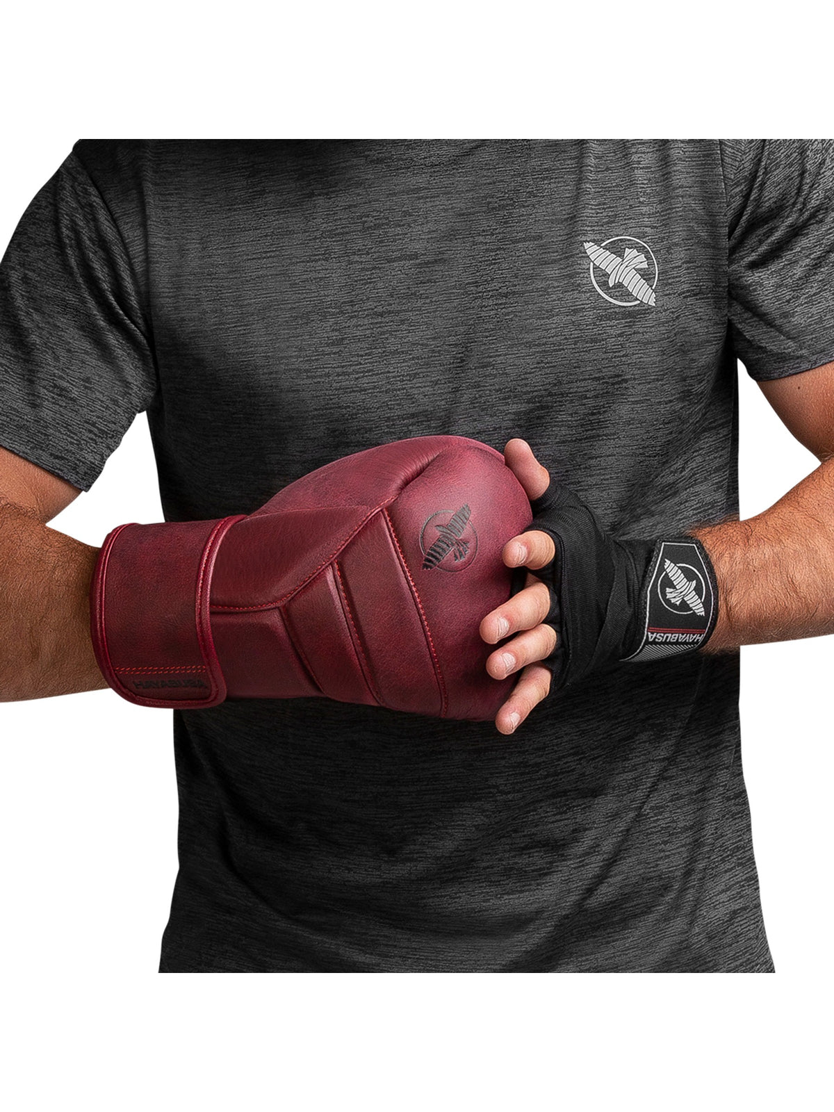 Hayabusa T3 LX Boxing Gloves, crimson, image 5