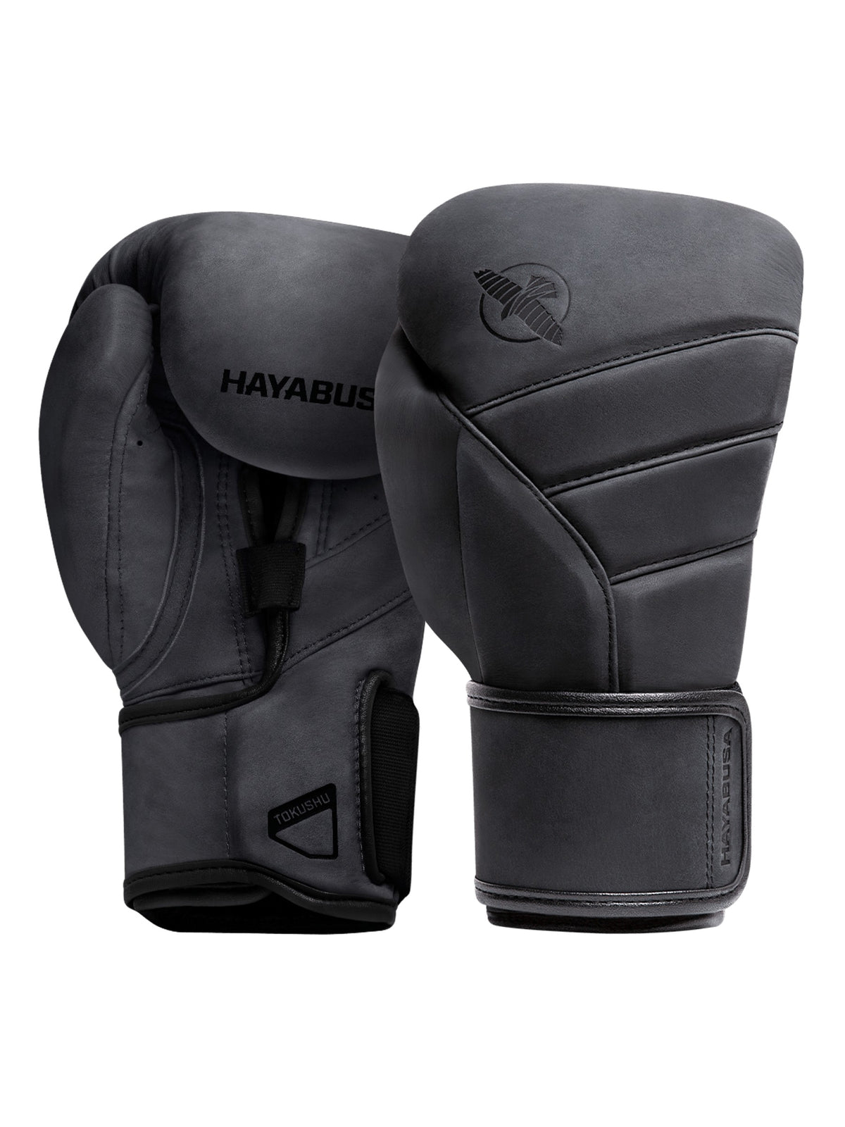 Hayabusa T3 LX Boxing Gloves, obsidian, main image