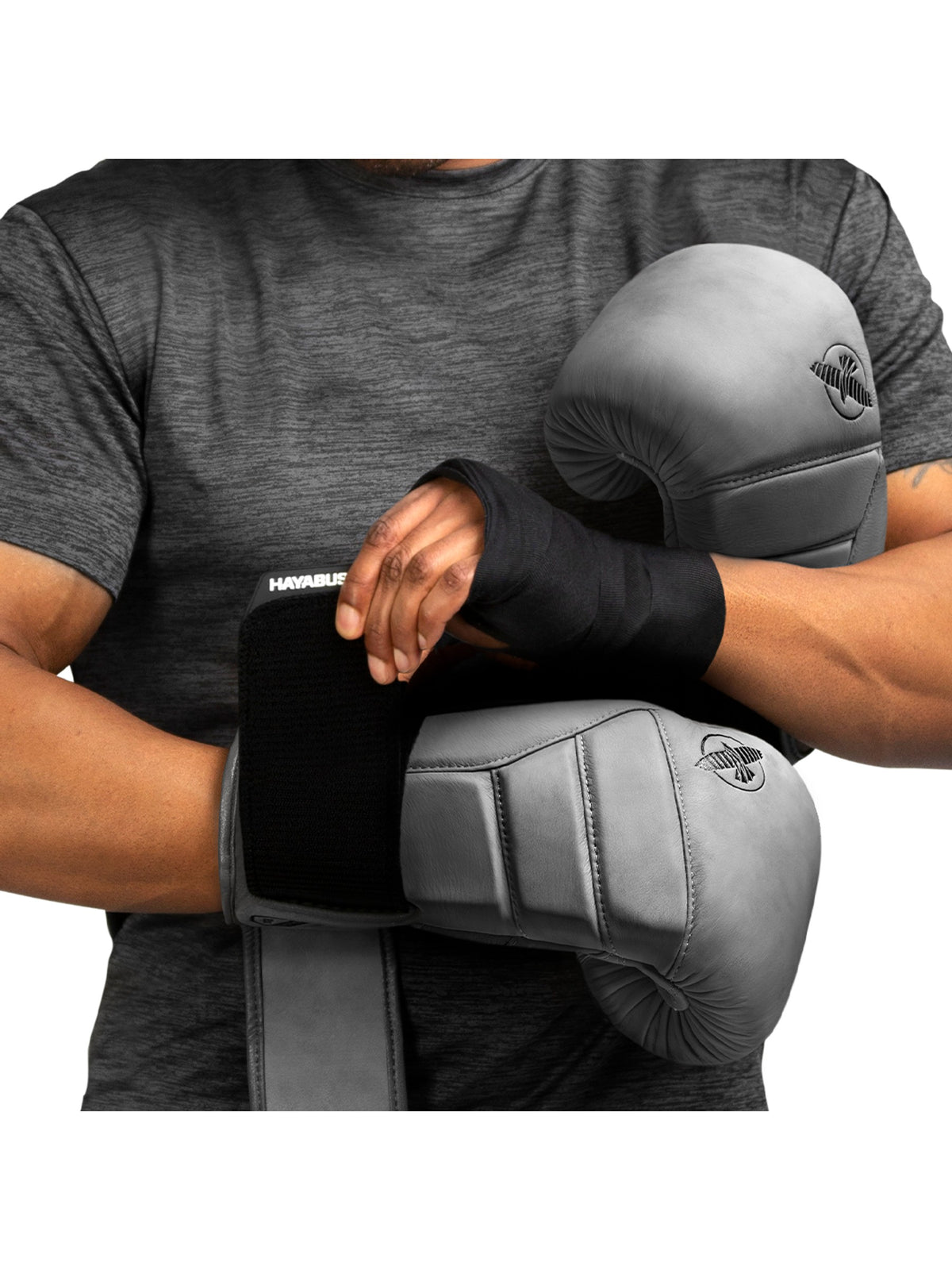 Hayabusa T3 LX Boxing Gloves, slate, image 4