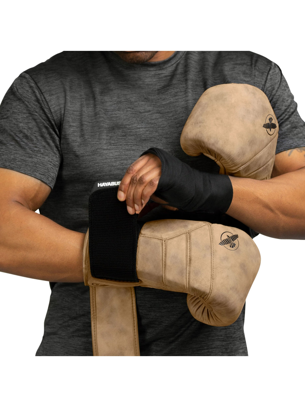 Hayabusa T3 LX Boxing Gloves, tan, image 4