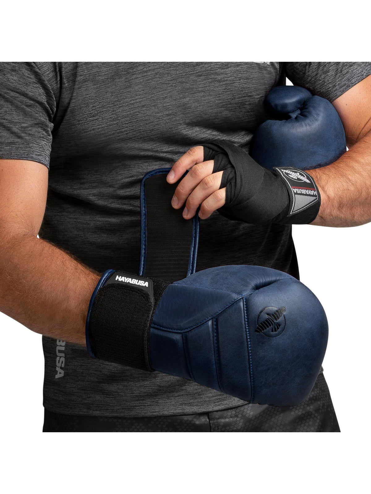 Hayabusa T3 LX Boxing Gloves, indigo, image 4