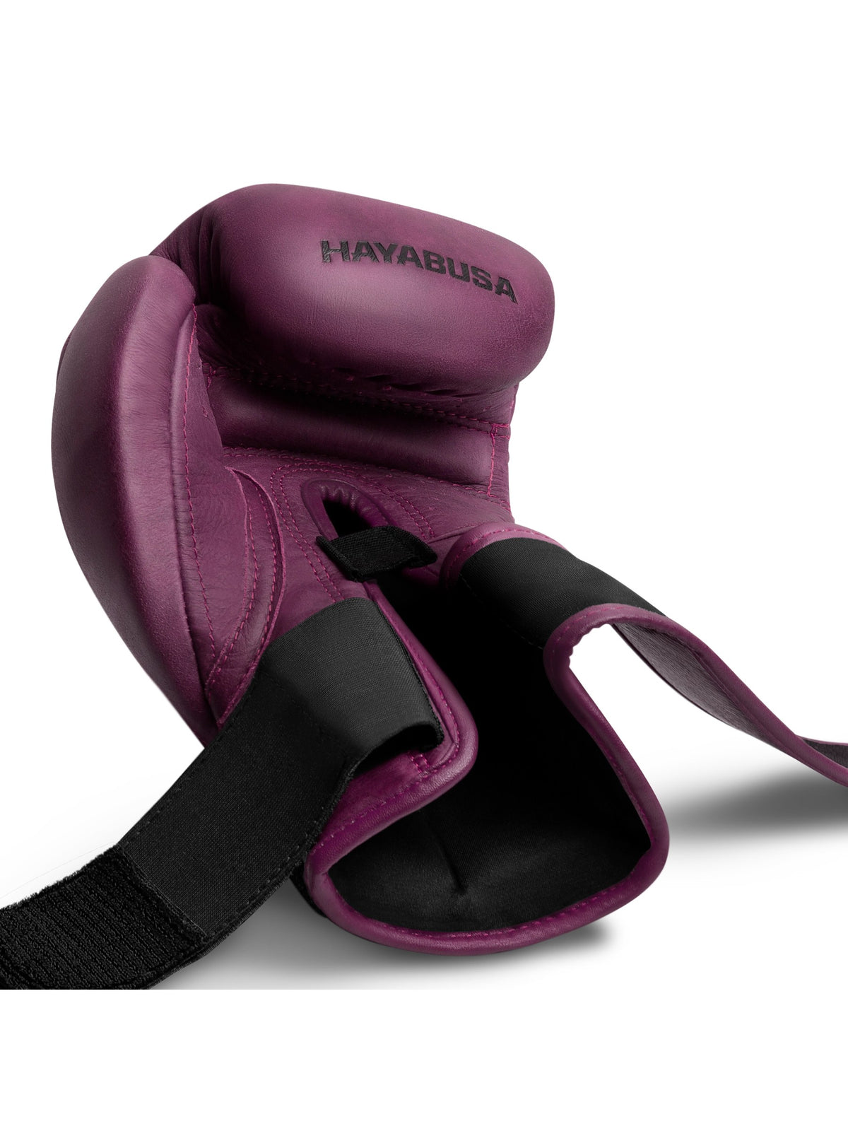 Hayabusa T3 LX Boxing Gloves, wine, image 3