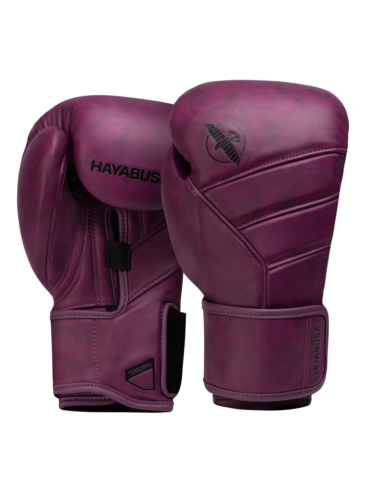 Hayabusa T3 LX Boxing Gloves, wine, main image