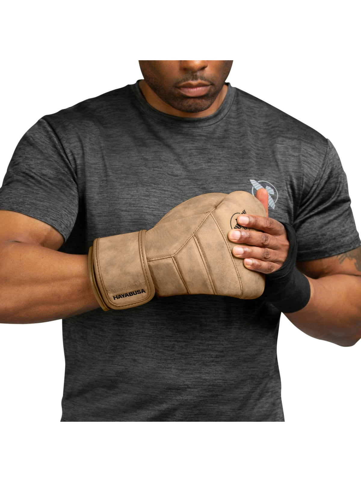 Hayabusa T3 LX Boxing Gloves, tan, image 5