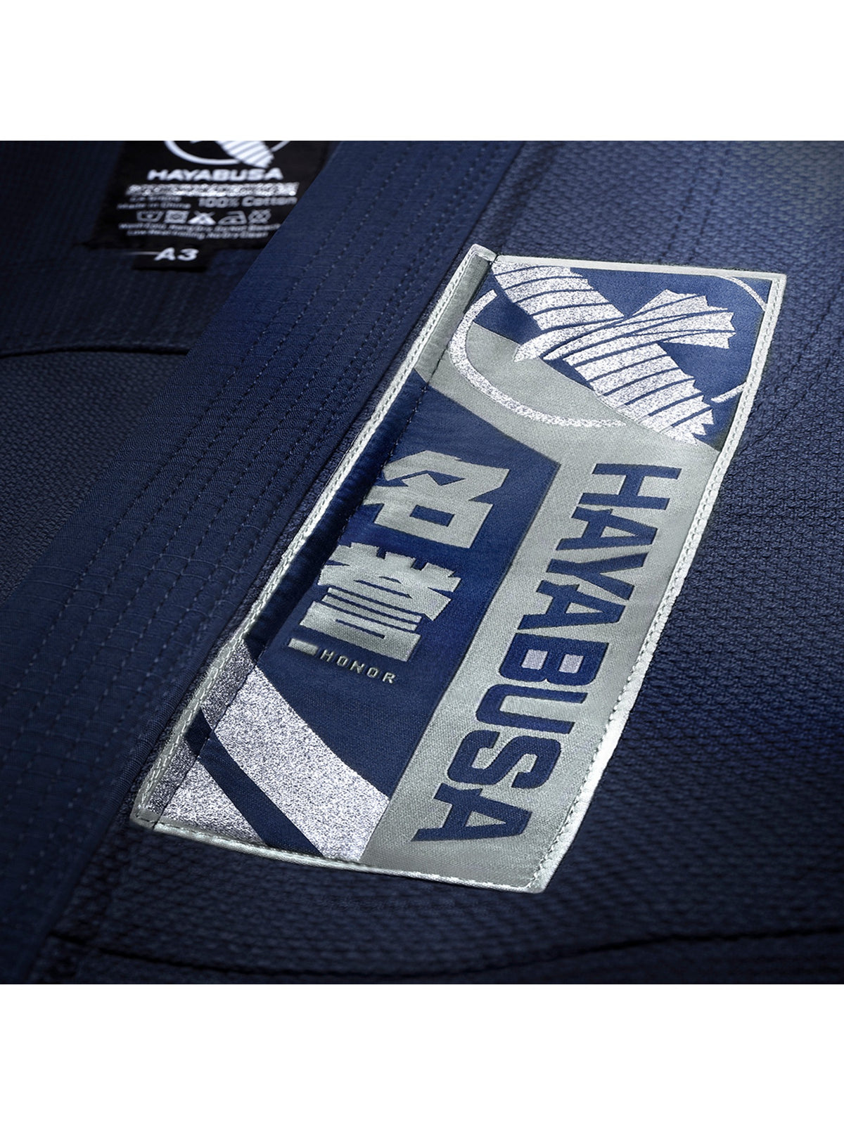 Hayabusa Ascend Lightweight Jiu-Jitsu Gi, navy, image 6
