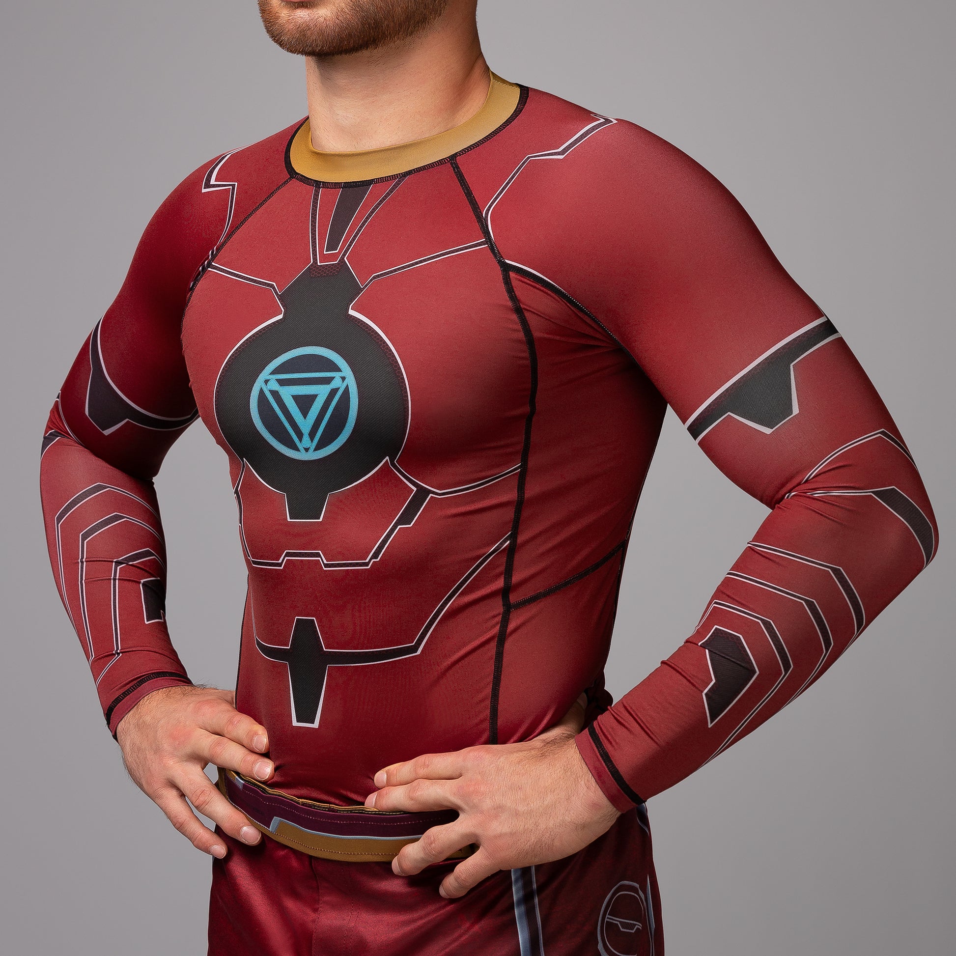 Marvel's Iron Man Long Sleeve Rash Guard