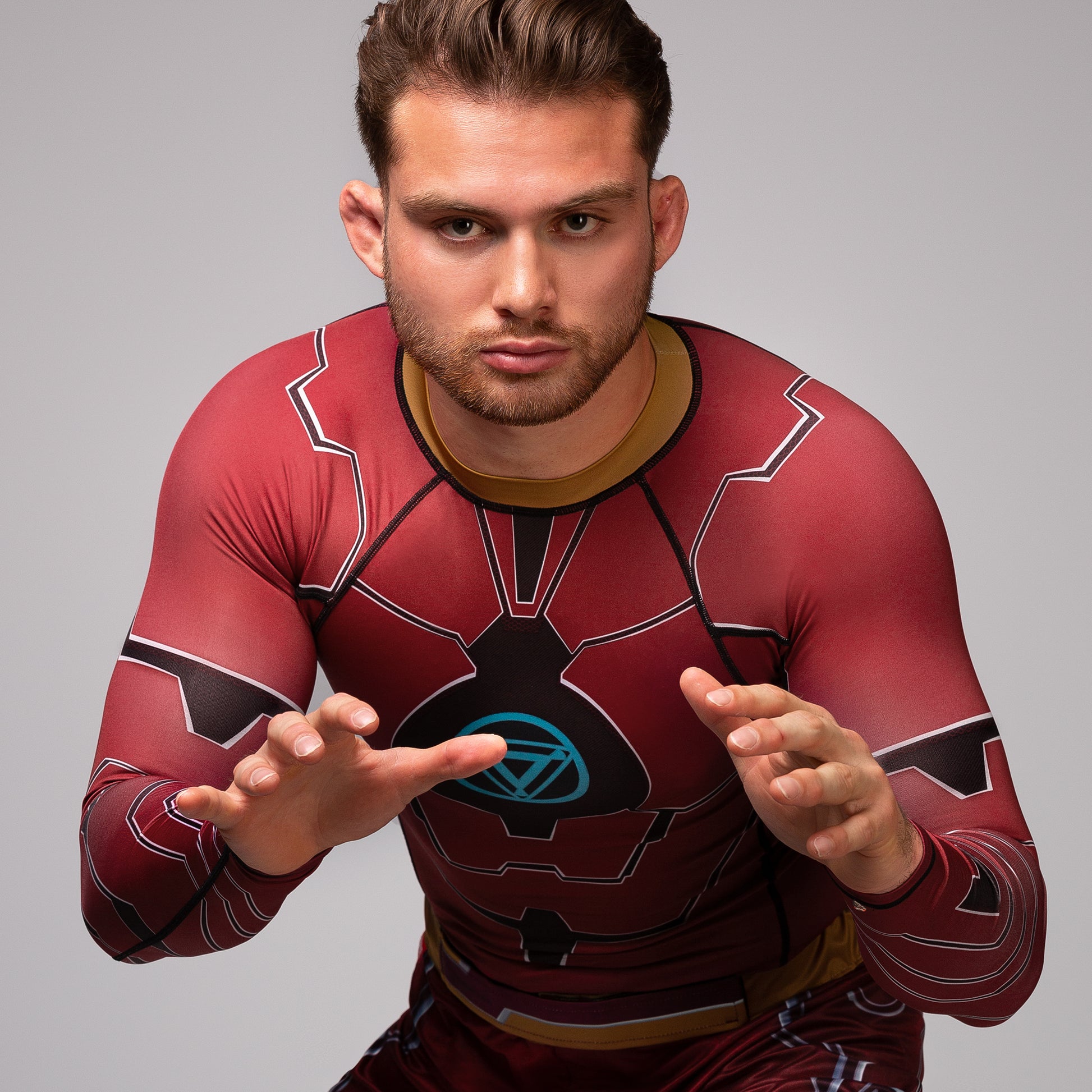 Marvel's Iron Man Long Sleeve Rash Guard