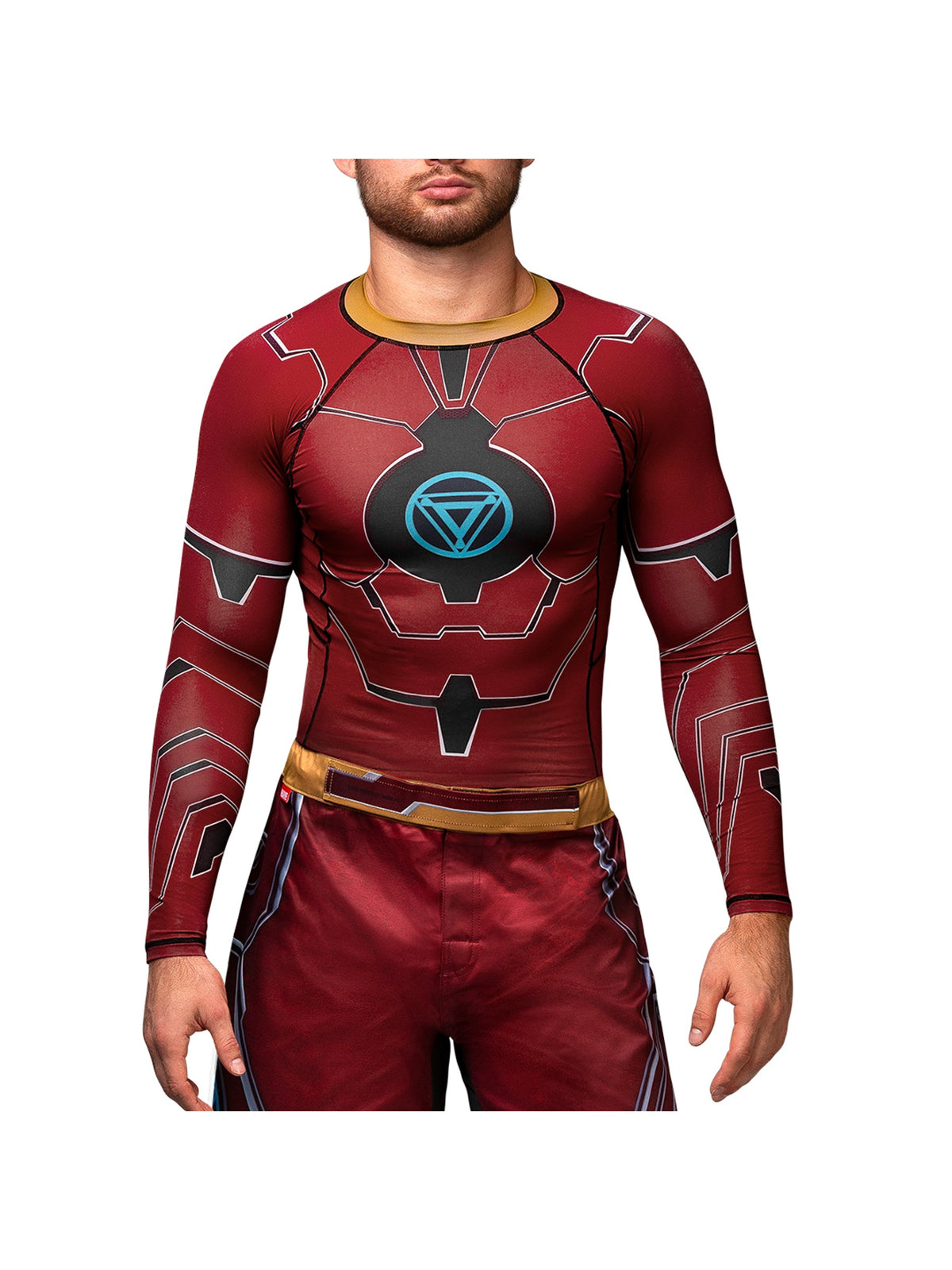 Hayabusa Marvel Iron Man Long Sleeve Rash Guard – Hero Shot