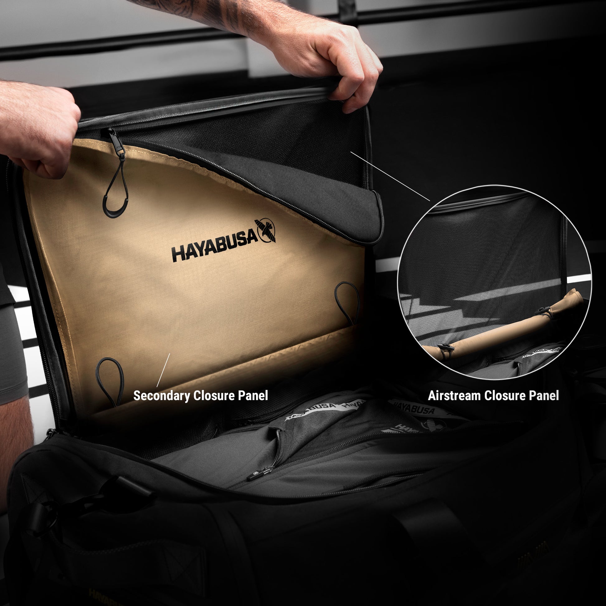 Mayweather Hayabusa Boxing Backpack – Feature Detail