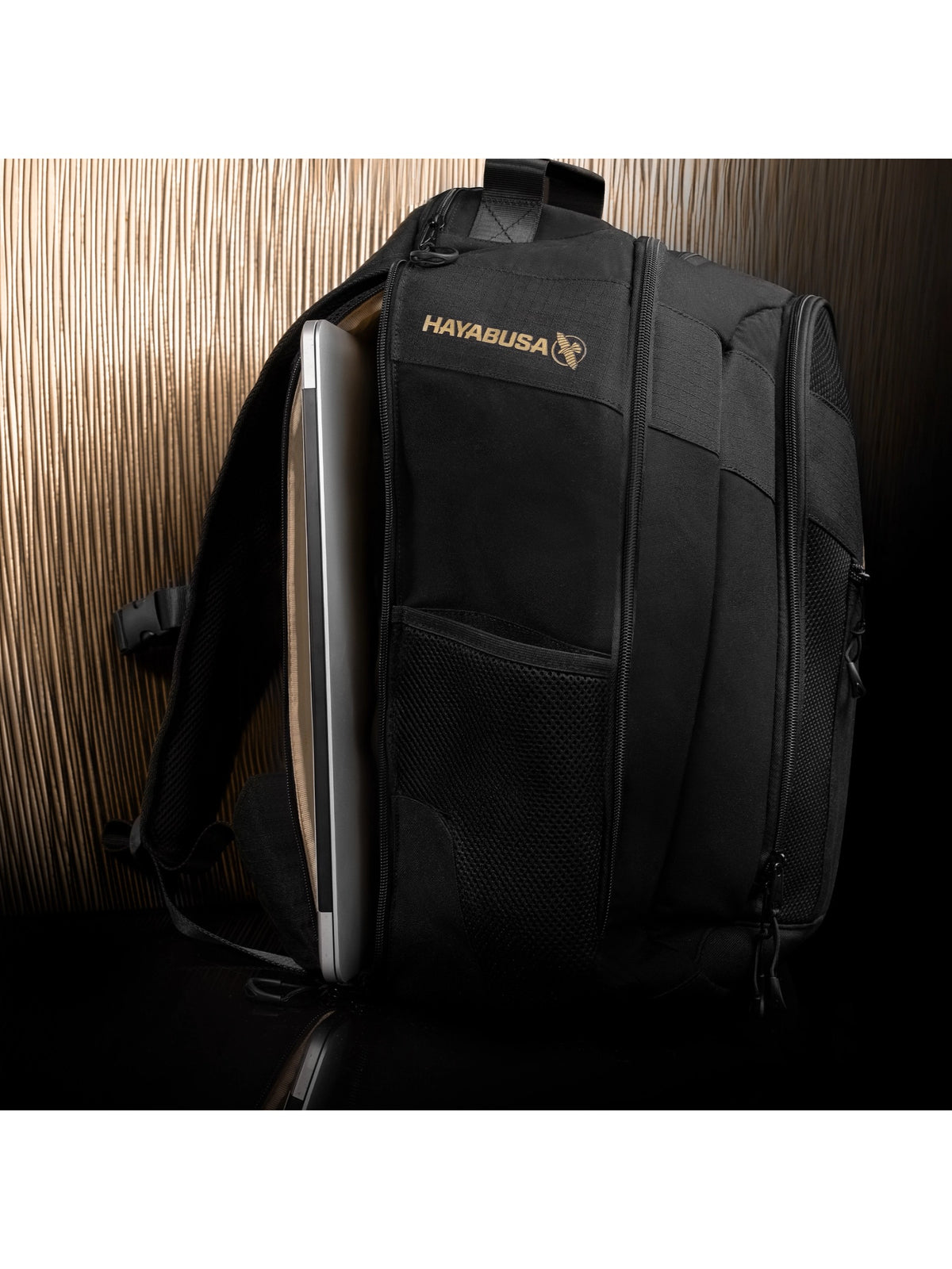 Mayweather Boxing Backpack, black/gold, image 4