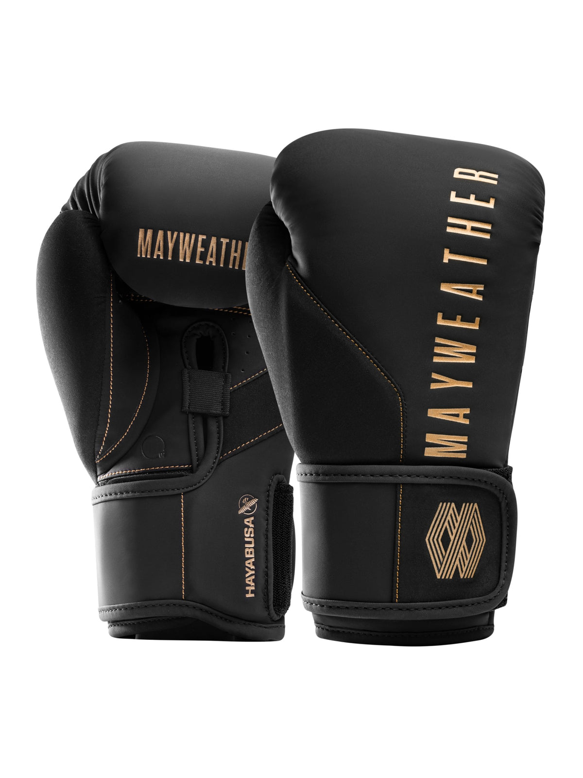 Mayweather Champ Boxing Gloves, black/gold, main image
