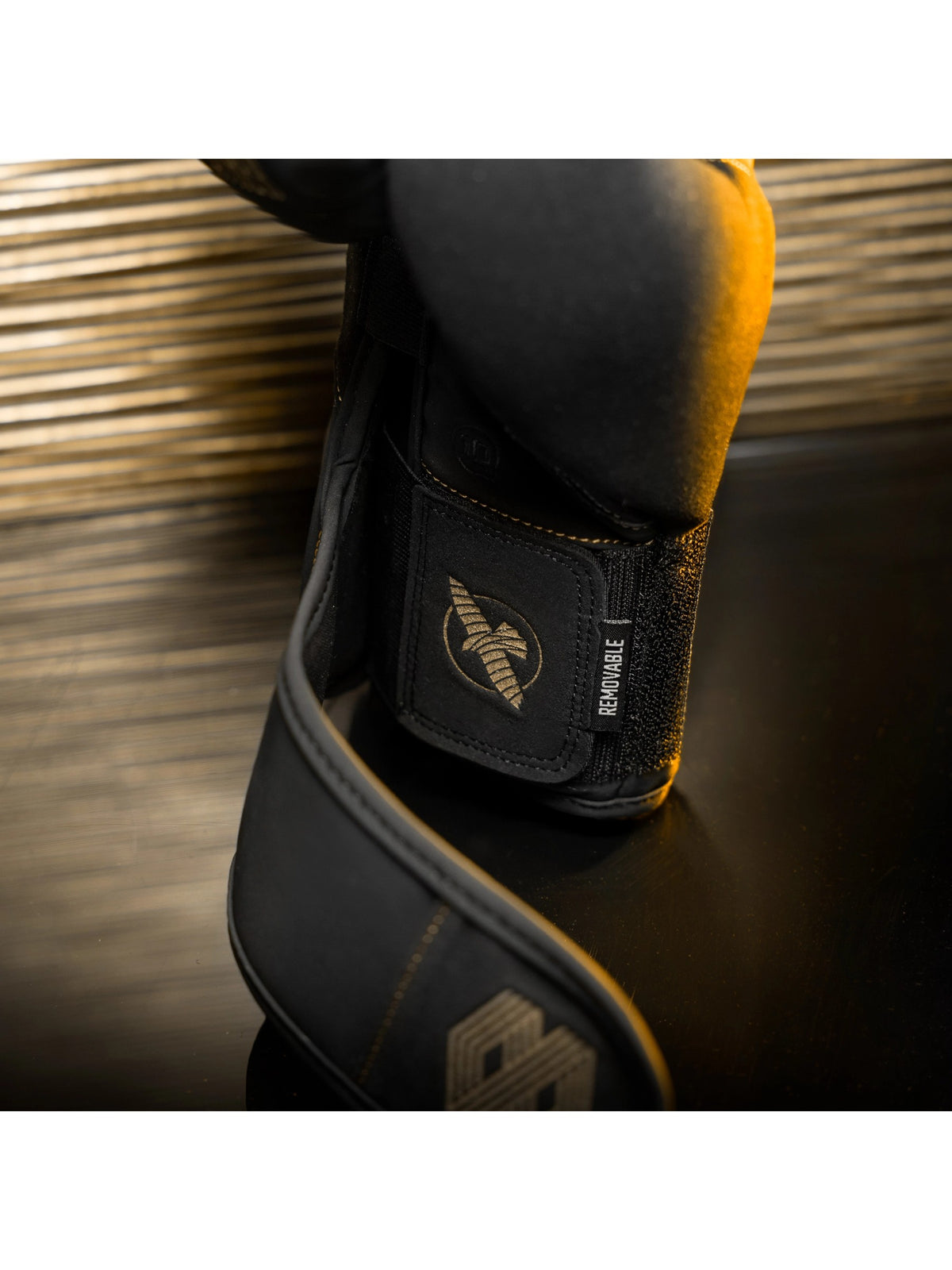 Mayweather Champ Boxing Gloves, black/gold, image 5