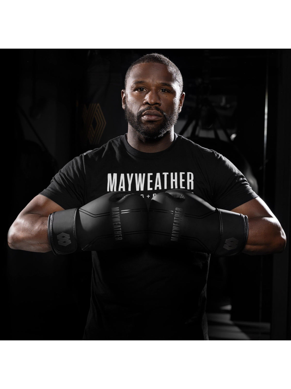 Mayweather Contender Boxing Gloves, black, image 2