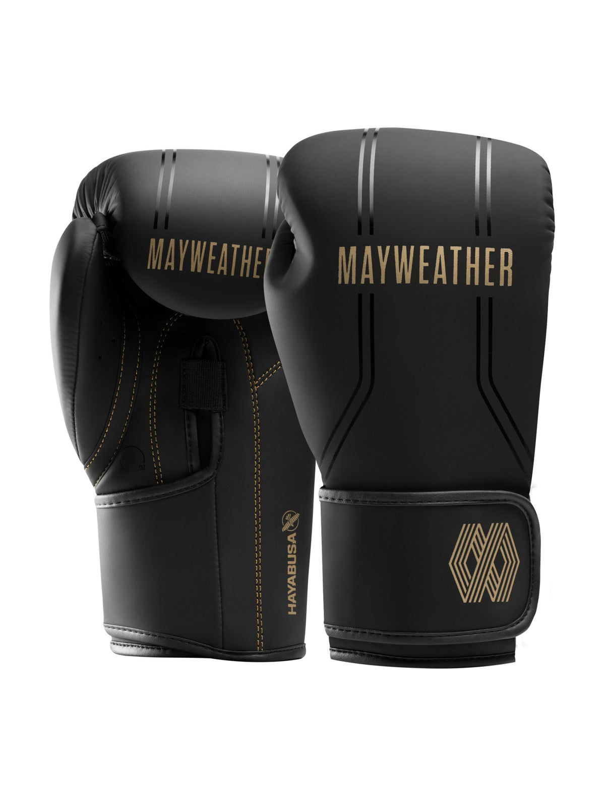 Mayweather Contender Boxing Gloves – Black/Gold Main