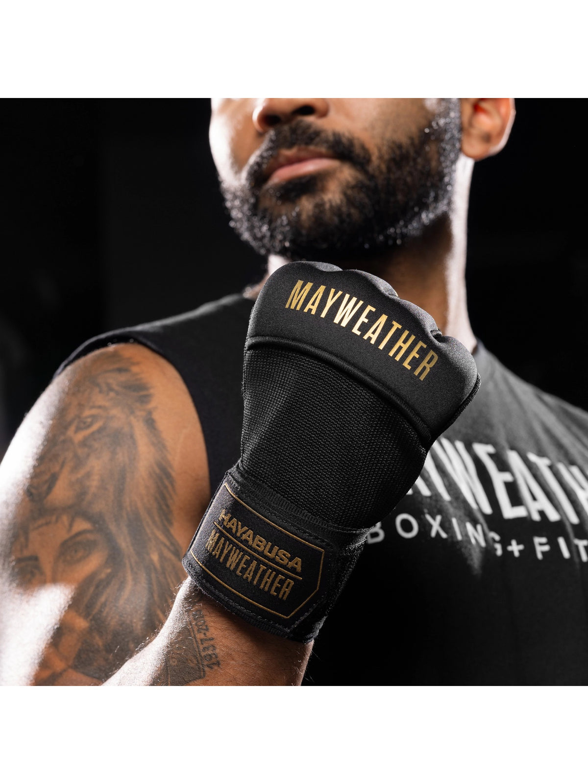 Mayweather Deluxe Quick Wraps – Black/Gold Main