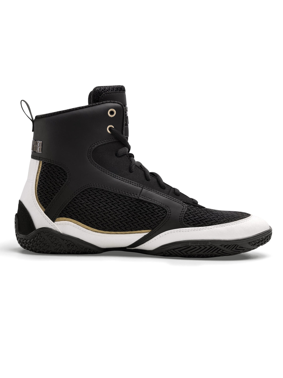 Mayweather Champ Boxing Shoes, black/gold, image 2