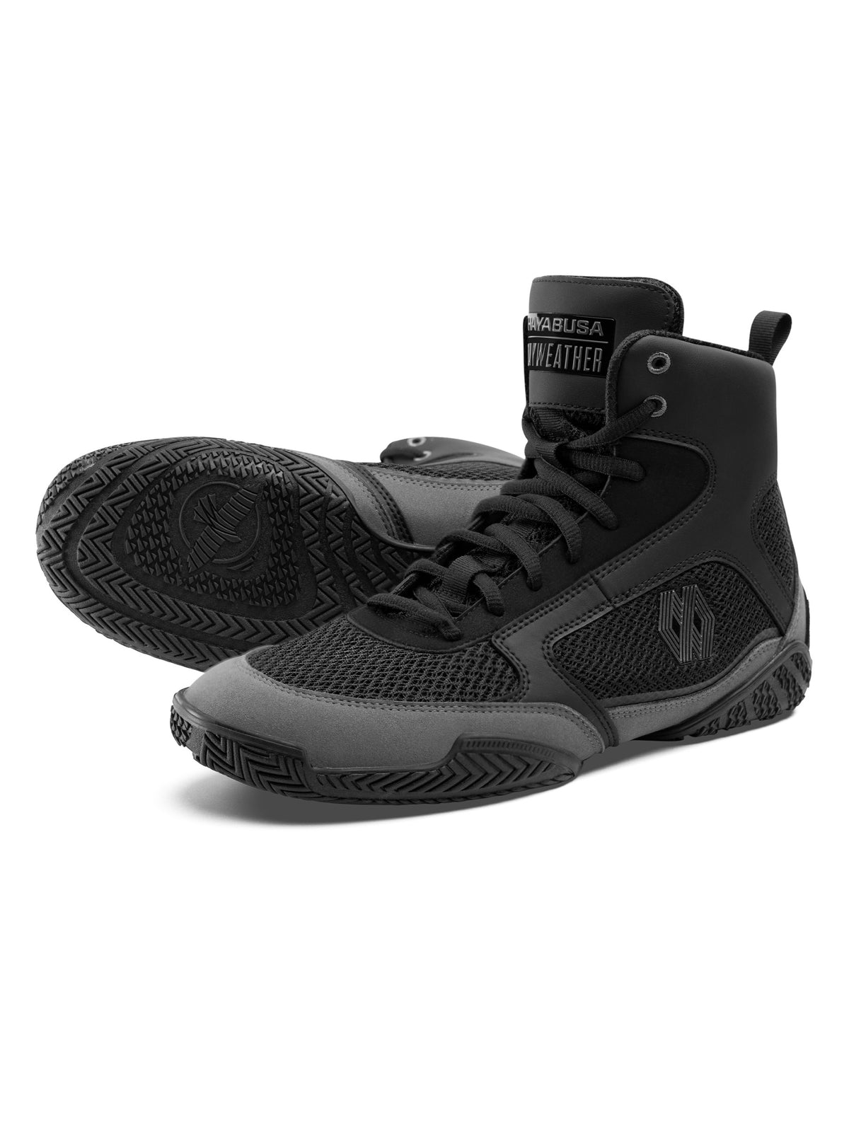 Mayweather Champ Boxing Shoes, black, main image