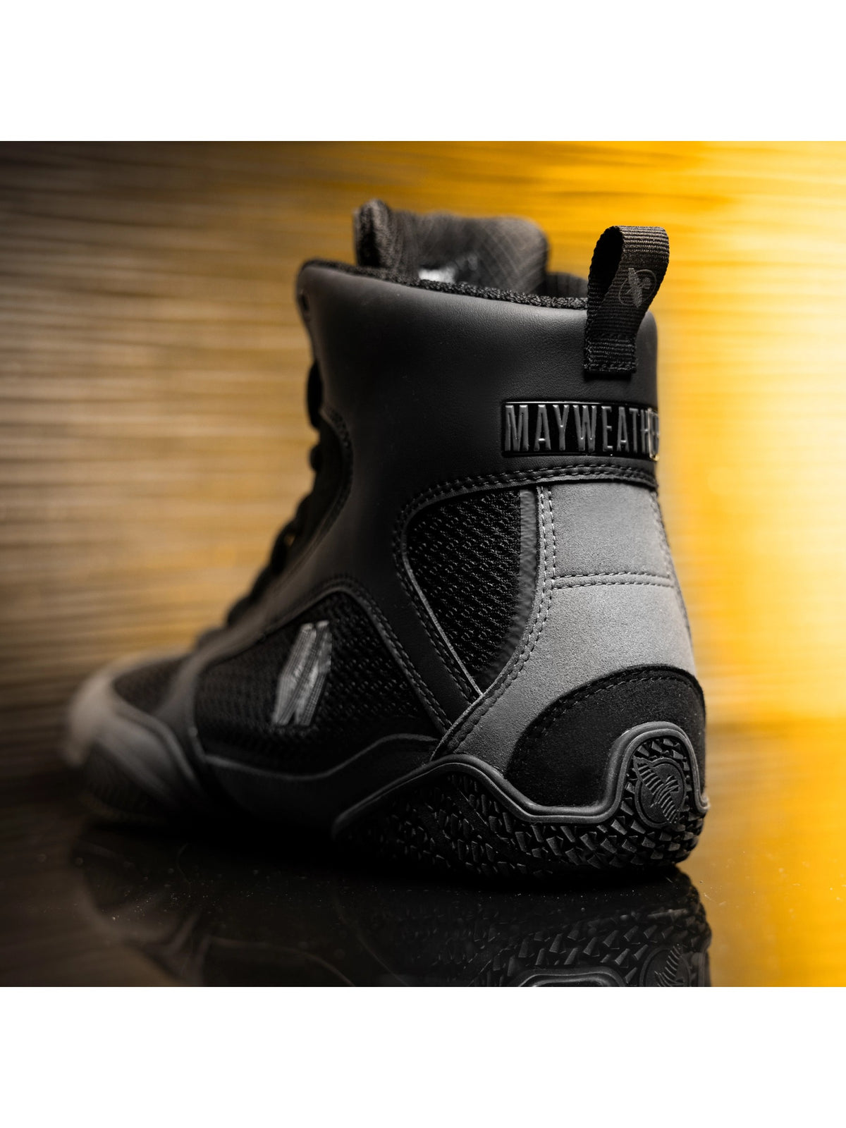 Mayweather Champ Boxing Shoes, black, image 4