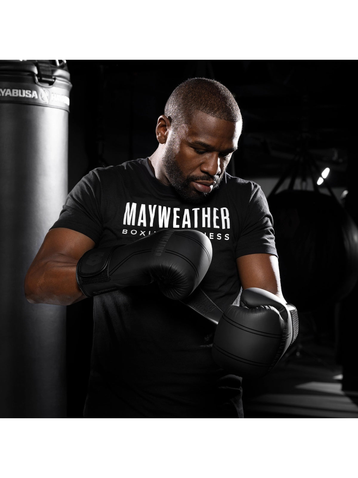 Mayweather Contender Boxing Gloves, black, image 3