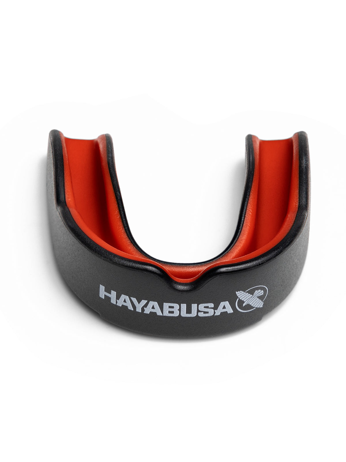 Hayabusa Combat Mouth Guard, black/red, main image