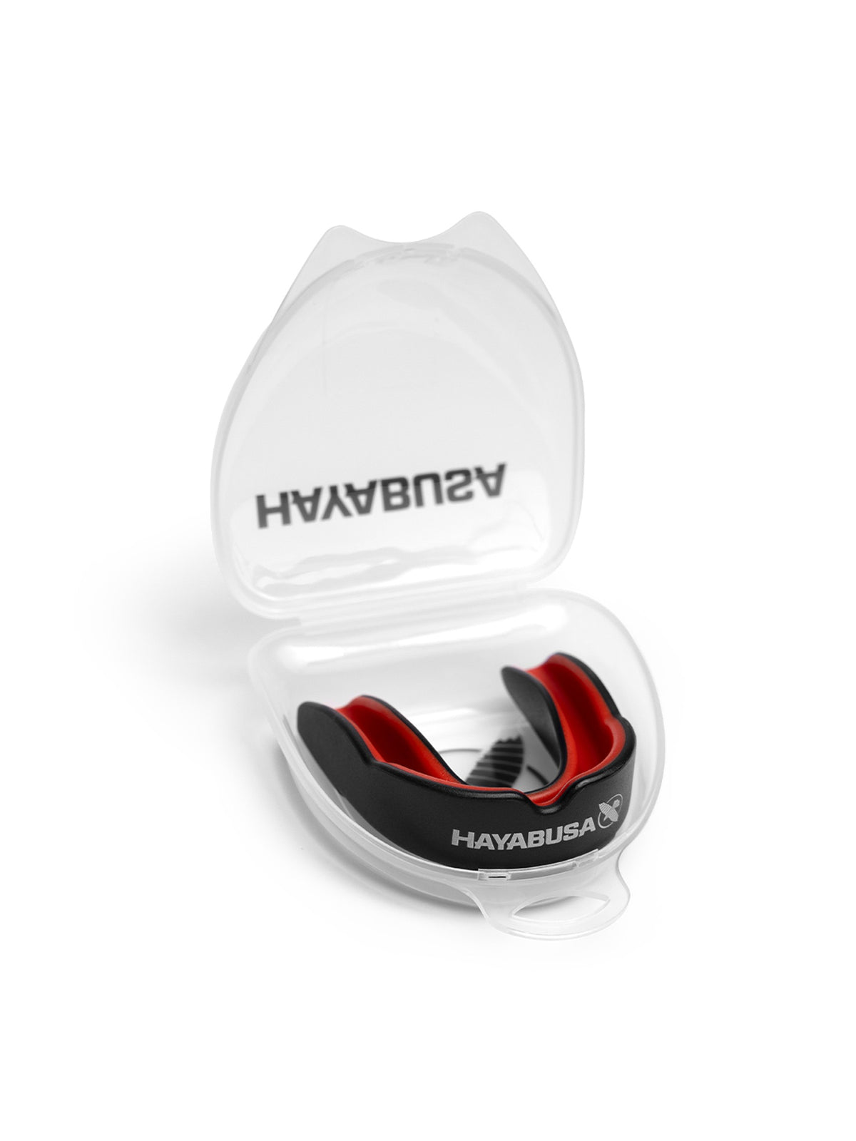 Hayabusa Combat Mouth Guard, black/red, image 5
