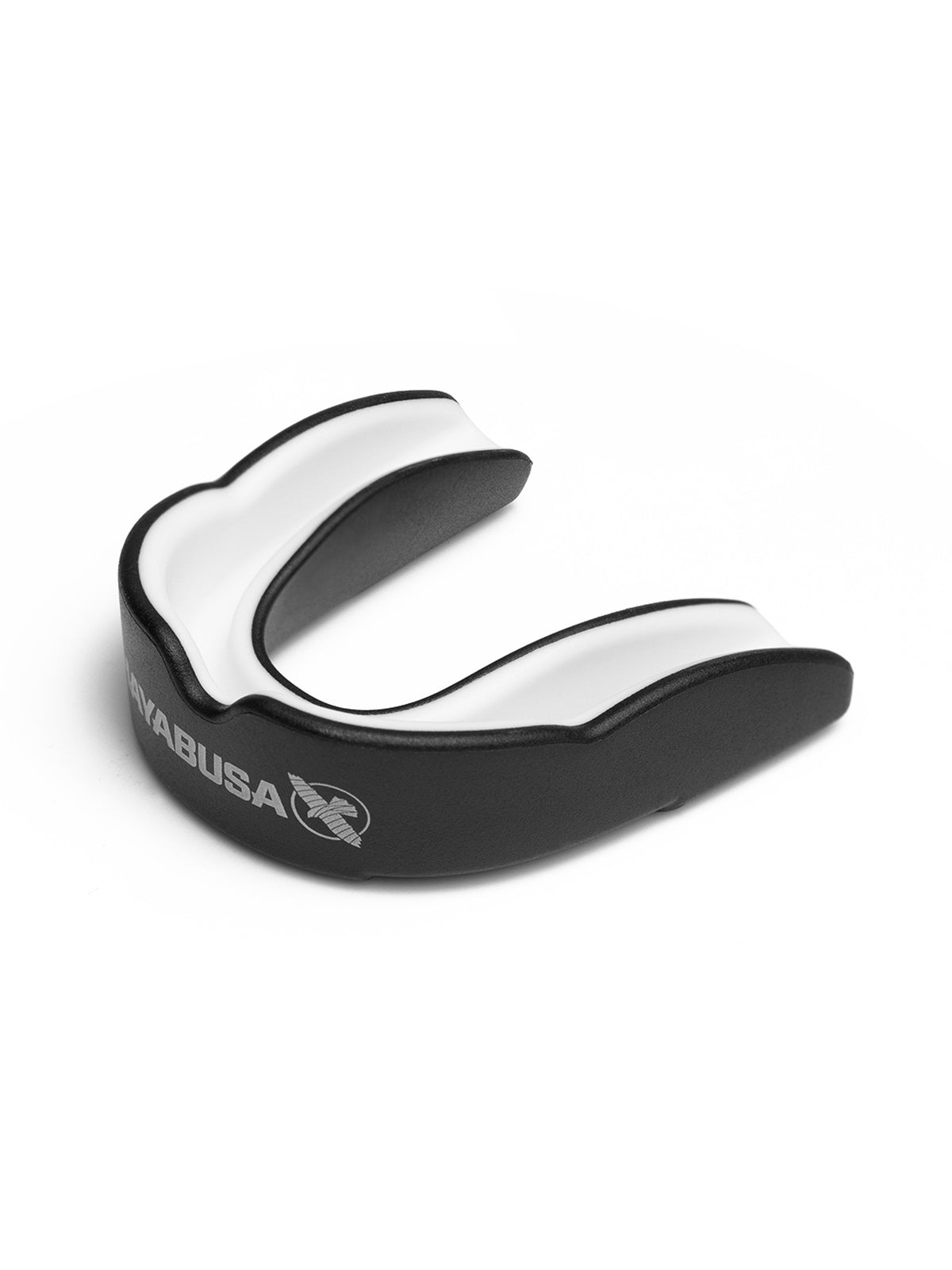 Hayabusa Combat Mouth Guard, black/white, image 3