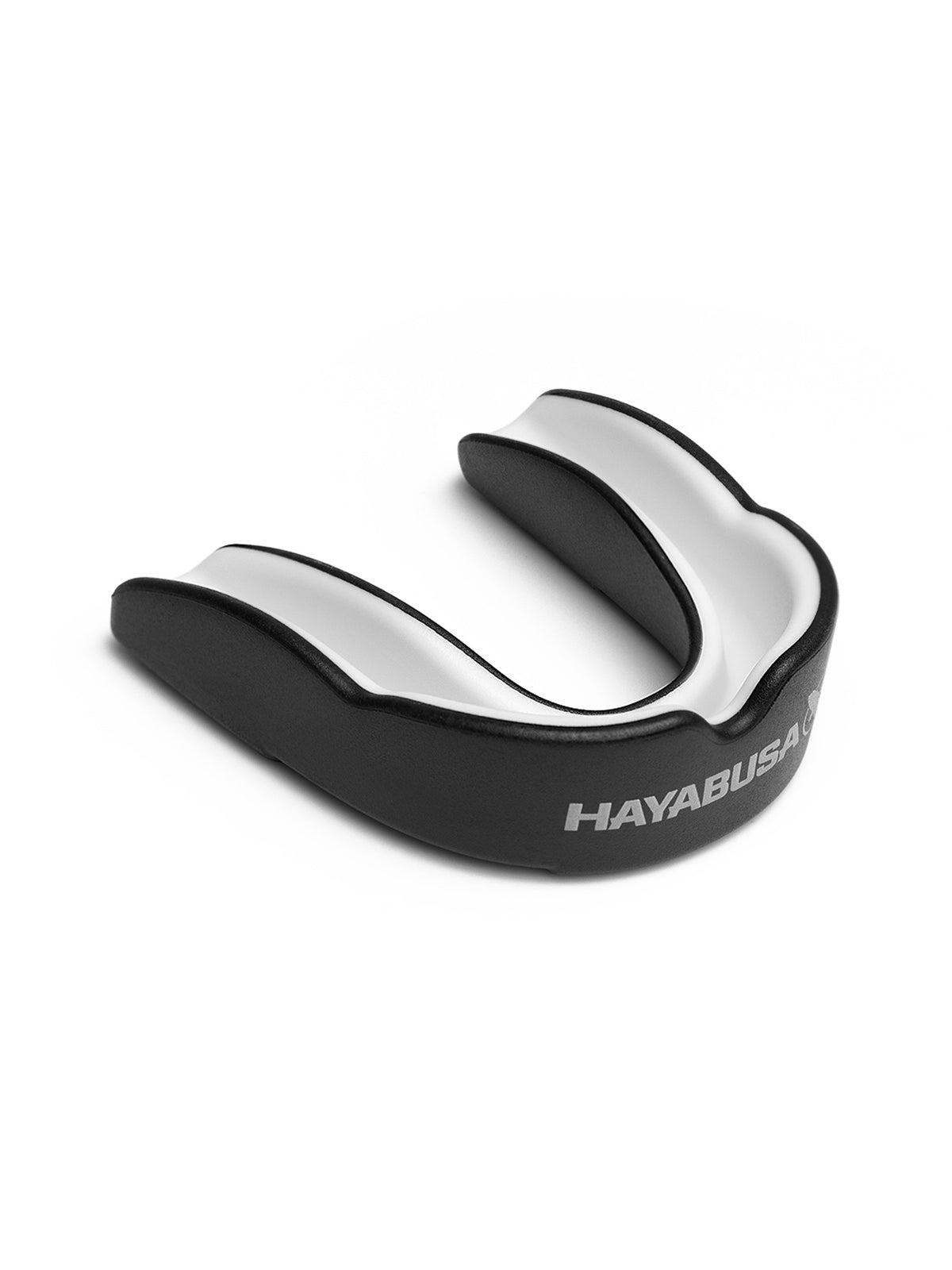 Hayabusa Combat Mouth Guard, black/white, image 4