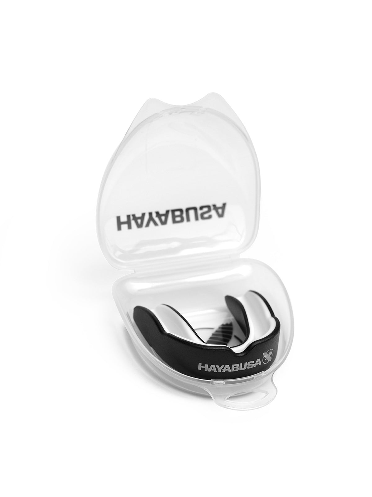 Hayabusa Combat Mouth Guard, black/white, image 5