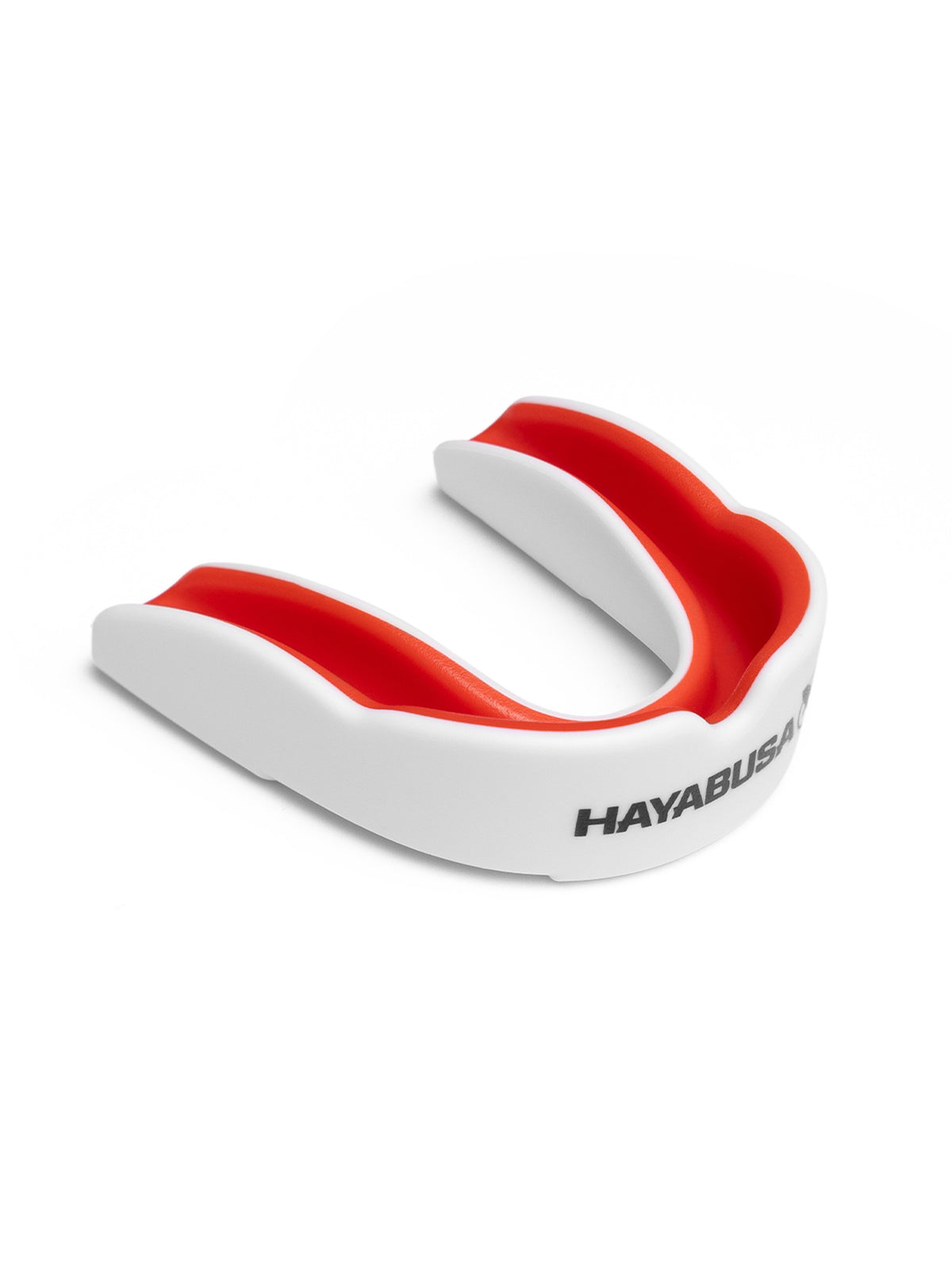 Hayabusa Combat Mouth Guard, white/red, image 4
